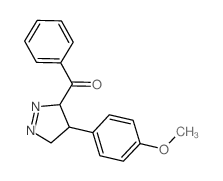 Methanone,[4,5-dihydro-4-(4-methoxyphenyl)-3H-pyrazol-3-yl]phenyl- picture