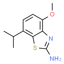 2-Benzothiazolamine,4-methoxy-7-(1-methylethyl)-(9CI) picture