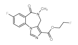 3'-(2-fluoroethyl)flumazenil结构式