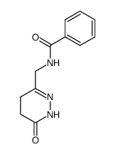 6-(benzoylamino-methyl)-4,5-dihydro-2H-pyridazin-3-one结构式