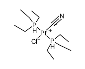 chloroplatinum, triethylphosphanium, cyanide结构式