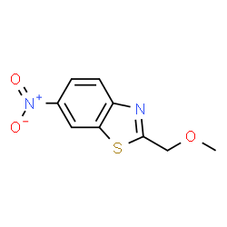 Benzothiazole, 2-(methoxymethyl)-6-nitro- (5CI) Structure