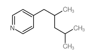 Pyridine,4-(2,4-dimethylpentyl)- structure
