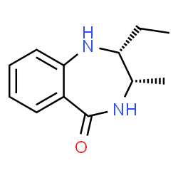 5H-1,4-Benzodiazepin-5-one,2-ethyl-1,2,3,4-tetrahydro-3-methyl-,(2R,3S)-rel-(9CI)结构式