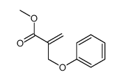 methyl 2-(phenoxymethyl)prop-2-enoate结构式