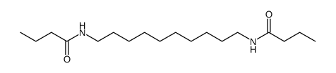 N-(10-butyrylamino-decyl)-butyramide Structure