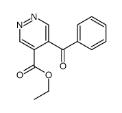 ethyl 5-benzoylpyridazine-4-carboxylate Structure