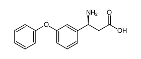 (S)-3-(3-苯氧基苯基)-beta-丙氨酸结构式