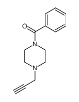 1-benzoyl-4-prop-2-ynyl-piperazine结构式