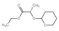 2-(TETRAHYDRO-PYRAN-2-YLOXY)-PROPIONIC ACID ETHYL ESTER结构式