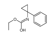 ethyl N-(1-phenylcyclopropyl)carbamate Structure