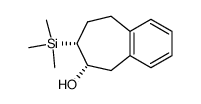 1,2-benzo-cis-5-(trimethylsilyl)cyclohepten-4-ol结构式