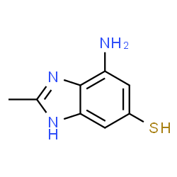1H-Benzimidazole-5-thiol,7-amino-2-methyl- structure