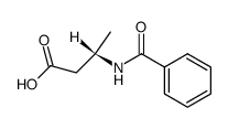 (S)-3-(benzoylamino)butanoic acid Structure