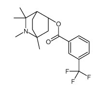 [(1S,4S,6R)-2,2,3,4-tetramethyl-3-azabicyclo[2.2.2]octan-6-yl] 3-(trifluoromethyl)benzoate Structure