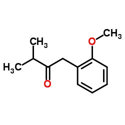 1-(2-Methoxyphenyl)-3-methyl-2-butanone结构式