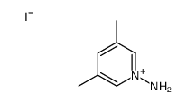 3,5-dimethylpyridin-1-ium-1-amine,iodide结构式