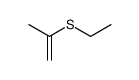 ethyl isopropenyl sulphide Structure