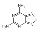 8-thia-2,4,7,9-tetrazabicyclo[4.3.0]nona-2,4,6,9-tetraene-3,5-diamine结构式