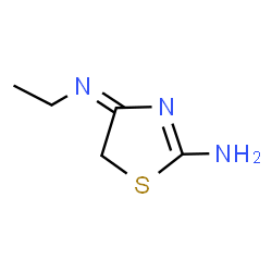 2-Thiazolamine,4-(ethylimino)-4,5-dihydro- (9CI)结构式