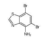 5,7-Dibromobenzo[d]thiazol-4-amine Structure