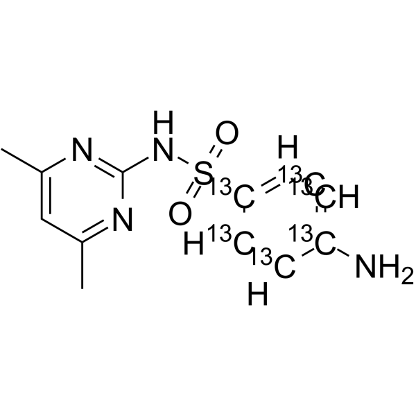 Sulfamethazine-13C6图片