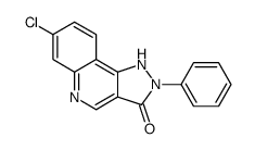 7-chloro-2-phenyl-1H-pyrazolo[4,3-c]quinolin-3-one Structure