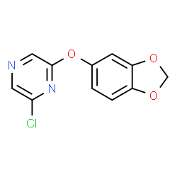 2-(1,3-Benzodioxol-5-yloxy)-6-chloropyrazine structure