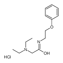 2-(diethylamino)-N-(2-phenoxyethyl)acetamide,hydrochloride结构式