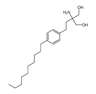 2-Amino-2-[2-(4-decylphenyl)ethyl]-1,3-propanediol结构式