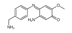 5-Amino-4-((4-aminomethylphenyl)imino)-2-methoxy-2,5-cyclohexadien-1-o ne structure