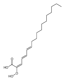 2-hydroperoxyoctadeca-2,4,6-trienoic acid结构式