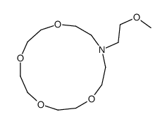 13-(2-methoxyethyl)-1,4,7,10-tetraoxa-13-azacyclopentadecane Structure