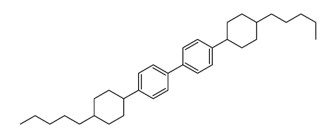 [trans(trans)]-4,4'-bis(4-pentylcyclohexyl)biphenyl structure