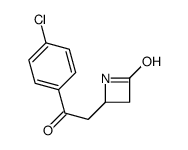 4-[2-(4-chlorophenyl)-2-oxoethyl]azetidin-2-one结构式