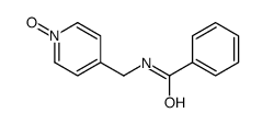 N-[(1-oxidopyridin-1-ium-4-yl)methyl]benzamide Structure