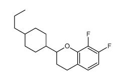 7,8-difluoro-2-(4-propylcyclohexyl)-3,4-dihydro-2H-chromene Structure