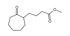 methyl 4-(2-oxo-1-cycloheptyl)butyrate结构式