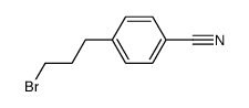 4-(3-bromo-propyl)-benzonitrile结构式