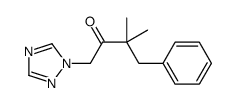 3,3-dimethyl-4-phenyl-1-(1,2,4-triazol-1-yl)butan-2-one Structure