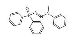 1-Diphenylphosphinyl-3-methyl-3-phenyltriazen Structure