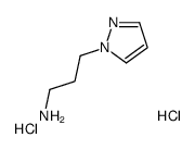 3-(1H-Pyrazol-1-yl)-1-propanamine dihydrochloride Structure