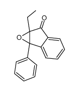 2-ethyl-2,3-epoxy-3-phenyl-indan-1-one Structure