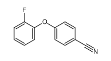 4-(2-fluorophenoxy)-benzonitrile Structure