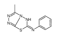 3-methyl-N-phenyl-[1,2,4]triazolo[3,4-b][1,3,4]thiadiazol-6-amine Structure