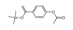4-(1-((trimethylsilyl)oxy)vinyl)phenyl acetate Structure