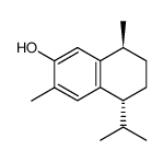 trans-7-hydroxycalamenene结构式