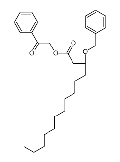 phenacyl (3R)-3-phenylmethoxytetradecanoate Structure