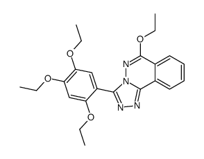 6-ethoxy-3-(2,4,5-triethoxyphenyl)-[1,2,4]triazolo[3,4-a]phthalazine Structure