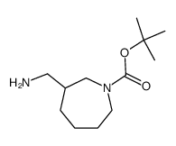tert-butyl 3-(aminomethyl)azepane-1-carboxylate Structure